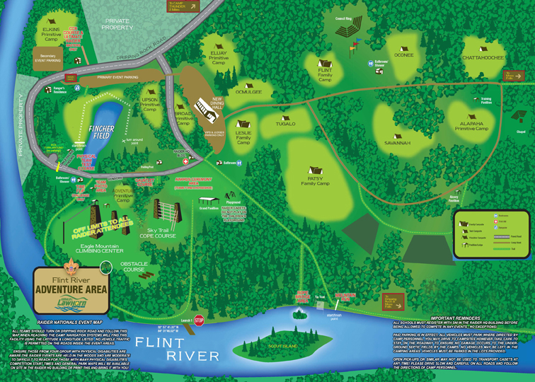 Flint River Map Nearside