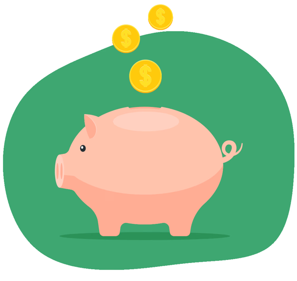 Fundraising piggy bank